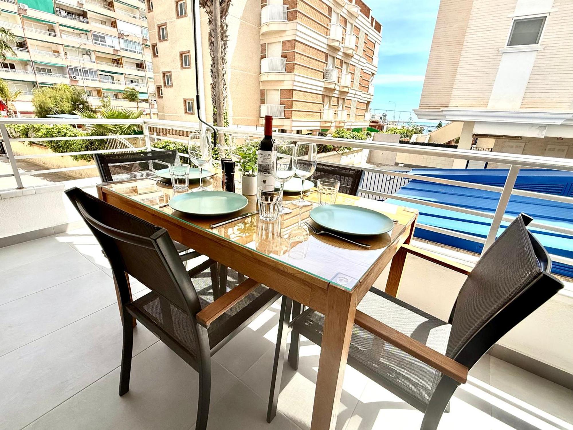 Be Happy, Santa Pola Apartamento A 50 Metros De La Gran Playa Εξωτερικό φωτογραφία